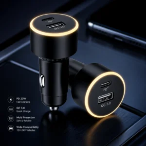 2 USB-A 2.4A CAR CHARGER CAC 104